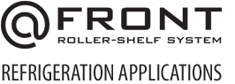 @Front Roller Shelf System - Refrigeration Applications