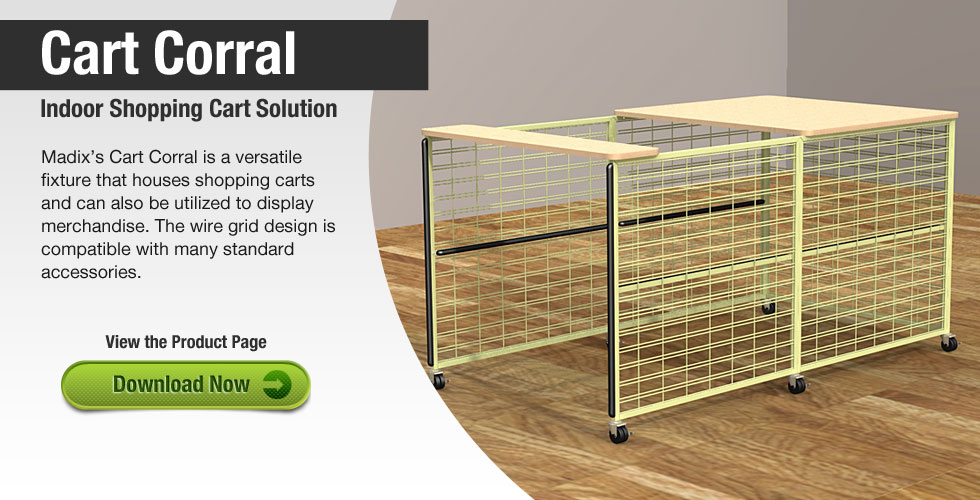 Cart CorralAn Innovative and Expandable Shopping Cart Storage Solution