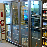 Liquor Security Cabinet Gondola Lock-Up System