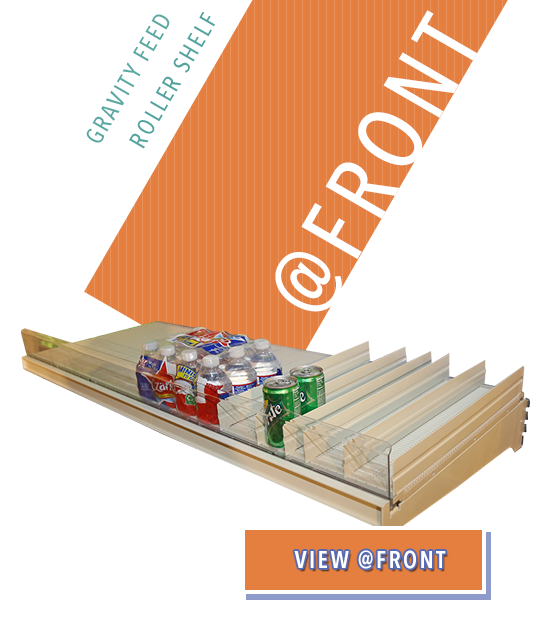 @Front - Roller-Shelf System