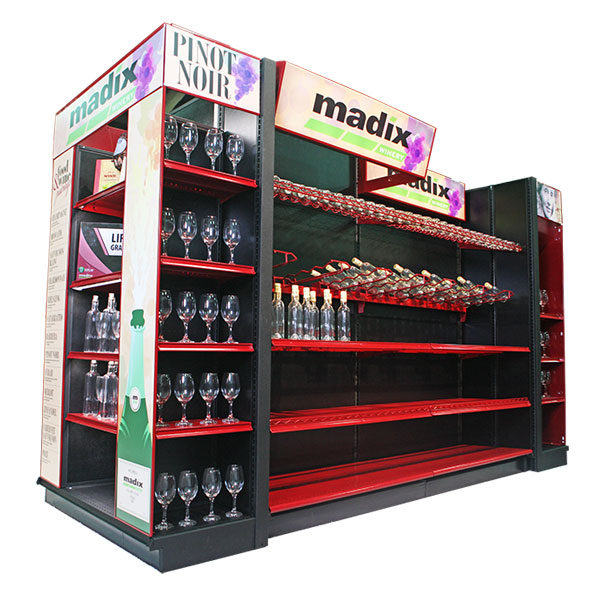 Liquor Security Cabinet Gondola Lock-Up System by Madix